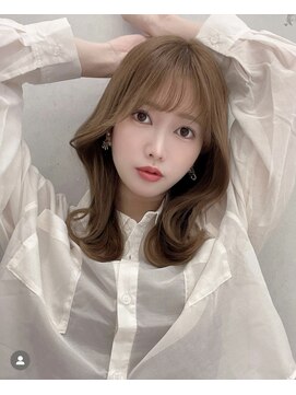 ローウェシェア(Louwe/share) ベージュ/ハイトーン/レイヤー/ボブ/韓国/髪質改善/透明感/立川