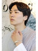 好感度バツグン！！ナチュラル前下がりセンターパート！！