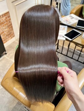 リール 銀座(R'EEL) ぱさつき気になる方おすすめ☆艶髪グレージュ×髪質改善