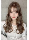 10代20代30代40代前髪　ゆるふわロングヘア　藤沢