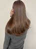 【asuka指名限定】ツヤ感たっぷり◎透明感UP♪髪質改善ケアカラー◎￥7700