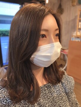 レイ 津田沼(Lei) レイヤー姫カット小顔ワンカールセミディシアーカラー[津田沼]