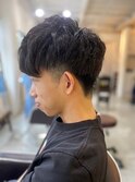 MEN’S HARE アッシュブラックベリーショート