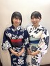 【浴衣着付け　2人ペア割】ヘアセット＋浴衣着付け（予約はスマート決済のみ)