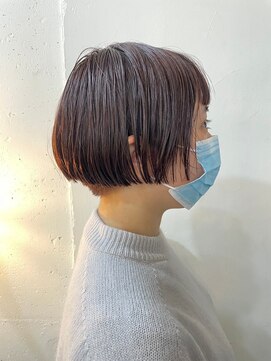 ヴァージ(Verge) レイヤーカット/ウェーブパーマ/前髪/こなれミディ[代官山駅]