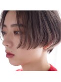 大人可愛い大人美人くすみカラーアッシュグレーベージュ