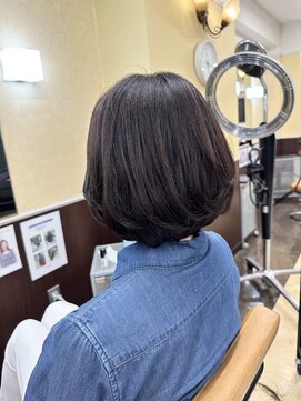 アントワープトーキョー(antwerp TOKYO) ★30代40代50代★コテ巻き仕上げひし形大人ボブ