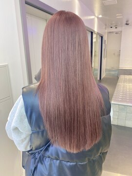 ゲーム 原宿店(GAME) ダブルカラーミルクティーピンクベージュカラーケアブリーチ韓国