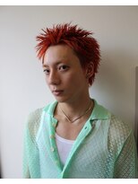 オーシャントーキョー ホワイト 原宿(OCEAN TOKYO WHITE)&nbsp;オレンジ　スパイキーショート