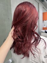 キャロルガーデンズ ボコカ 表参道(Carroll Gardens bococa)&nbsp;【riNa】レッド、カシスレッド、巻き髪