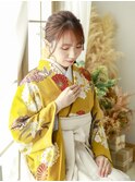 卒業式ヘア/袴着付け/着付け/ヘアセット/ヘアアレンジ