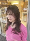 透け感ブラウン