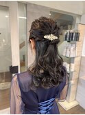 大切な一日に♪ハーフアップ◎《 yuu 》