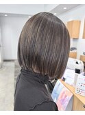 刈り上げボブ/ハイライトカラー【ミナ】