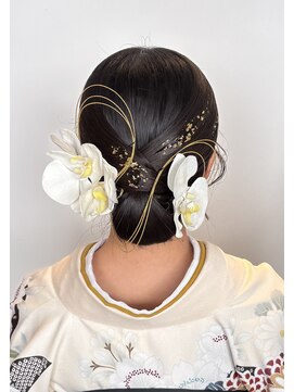 シークエストアンドシプラス(C/QUEST&C-plus) 卒業式　ヘアセット　ヘアアレンジ　シニヨン　水引　辻堂