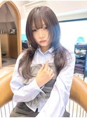 ミニウルフレイヤーカット顔周り前髪韓国ミディアムロング/立川