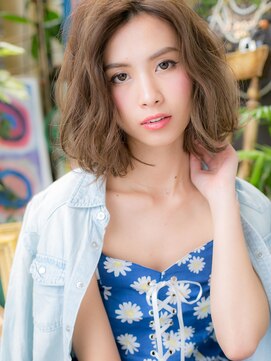 カバーヘア イヴ 戸頭店(COVER HAIR EVE) 小顔抜け感くせ毛風ニュアンスエアリーボブh4戸頭20代30代40代