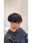 波巻きパーマ