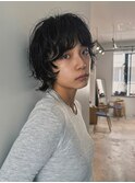 ハイライト/ショートパーマ