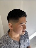 メンズビジネスバーバーフェード理容室眉毛カット顔剃り清潔感