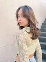 レジュアル(RESSUAL)&nbsp;ミディアムヘア暗めカラーグランマッシュデザインカラー