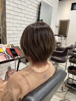 ディッシュ 五反田(dish)&nbsp;ウルフレイヤーショート/ブリーチデザイン☆★五反田美容室