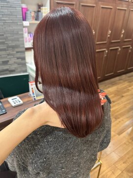 ミラ(MIRA) レイヤー×ワインレッド