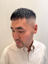 ヘアーアンドグルーミング ヨシザワインク(HAIR&GROOMING YOSHIZAWA Inc.)&nbsp;メンズバーバーベリーショートフェードスタイル