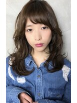 ギミック 自由が丘(gimmick)&nbsp;◆ウルフミディアム＋前髪【自由が丘髪質改善オージュアサロン】