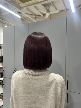 ウクラ バイ レシッド 池袋(uchla by rcid) 春色!ワインレッド☆