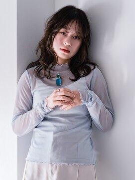 ヘアークラフト(Hair Craft) レイヤーカット×ゆるふわパーマ【岡山】グレージュカラー