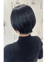 アッシュ 二俣川南口店(Ash)&nbsp;【クールなショート】ブルーブラック×ショート