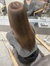 透明感カラー＋ミラジェリートリートメントでうるツヤ髪