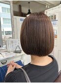30代/髪質改善白髪染め/白髪ぼかし /小顔ボブ