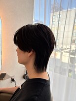 ジーナ オム 札幌(Zina Homme)&nbsp;ニュアンスウルフ＊黒髪＊メンズサロン＊Zina Homme札幌