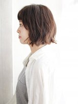 ヘアメイク ナル(hair make nalu) ゆるカールのバルーンボブスタイル