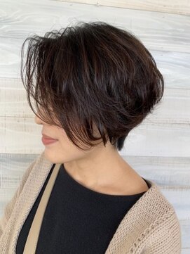 マグサロンギャラリー(Mag salon gallery) グラデーションボブ/デジタルパーマ/大人ショート/20代30代40代