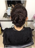 薔薇お団子ヘア
