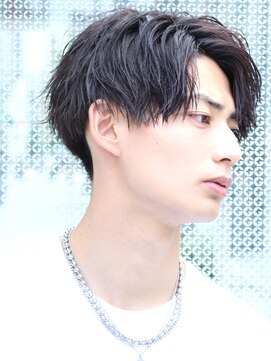 リップスヘアー 銀座(LIPPS hair) 爽やかソフツイ前下がりセンターパート