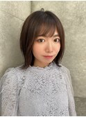 小顔補正立体/外ハネ/シースールバング/くびれ@小原拓馬