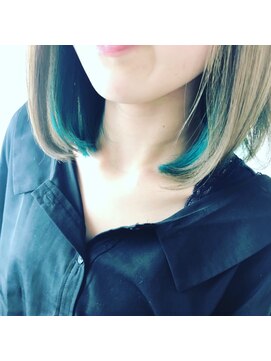 サイン(Sign) #インナーカラー＃グリーン