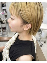 ヘアー アイス 御器所本店(HAIR ICI)&nbsp;お洒落にイエローカラー