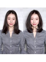 アフロート ギンザ(AFLOAT GINZA)&nbsp;AFLOAT GINZA【仲道 弘泰】大人くびれセミディ【before→after】