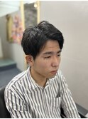 首元シャープなアップバングマッシュ♪