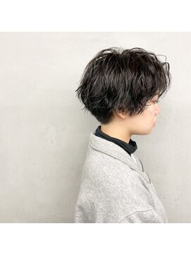 タグ(#tag) #ニュアンスパーマ×刈り上げマッシュ