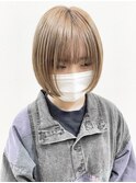 ミルクティーベージュボブ