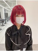 艶髪ボブ/レッド