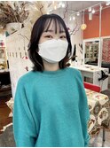 ミディアム×イヤリングカラー