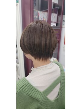 クリーン ヘアデザイン(CLLN hair Design) 『ハンサムショート×ナチュラルグレージュ』