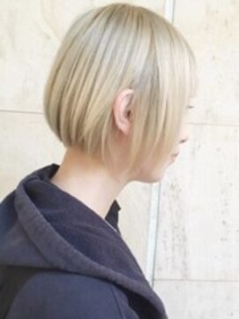 ランプ(Lamp) くびレイヤーグレーベージュニュアンスカラー白髪染め白髪ぼかし